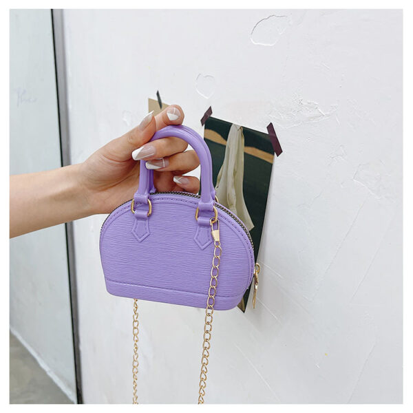 Mini PVC Purple Handbag