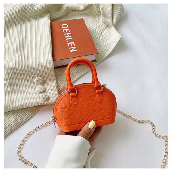 Mini PVC Orange Handbag