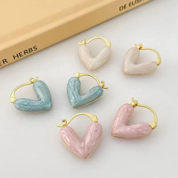 Sweet Heart Shape Earrings