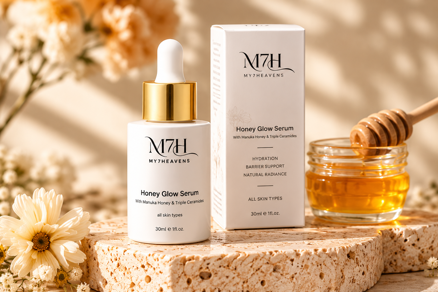 Honey Glow Serum Still Life
