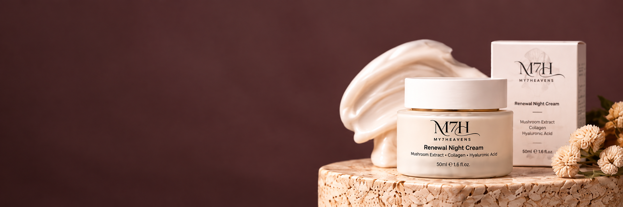 Renewal Night Cream on Travertine-1